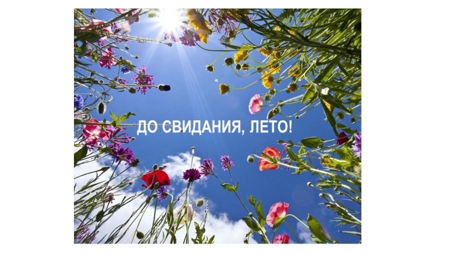 Вот и лето прошло! Вот и лето прошло!.